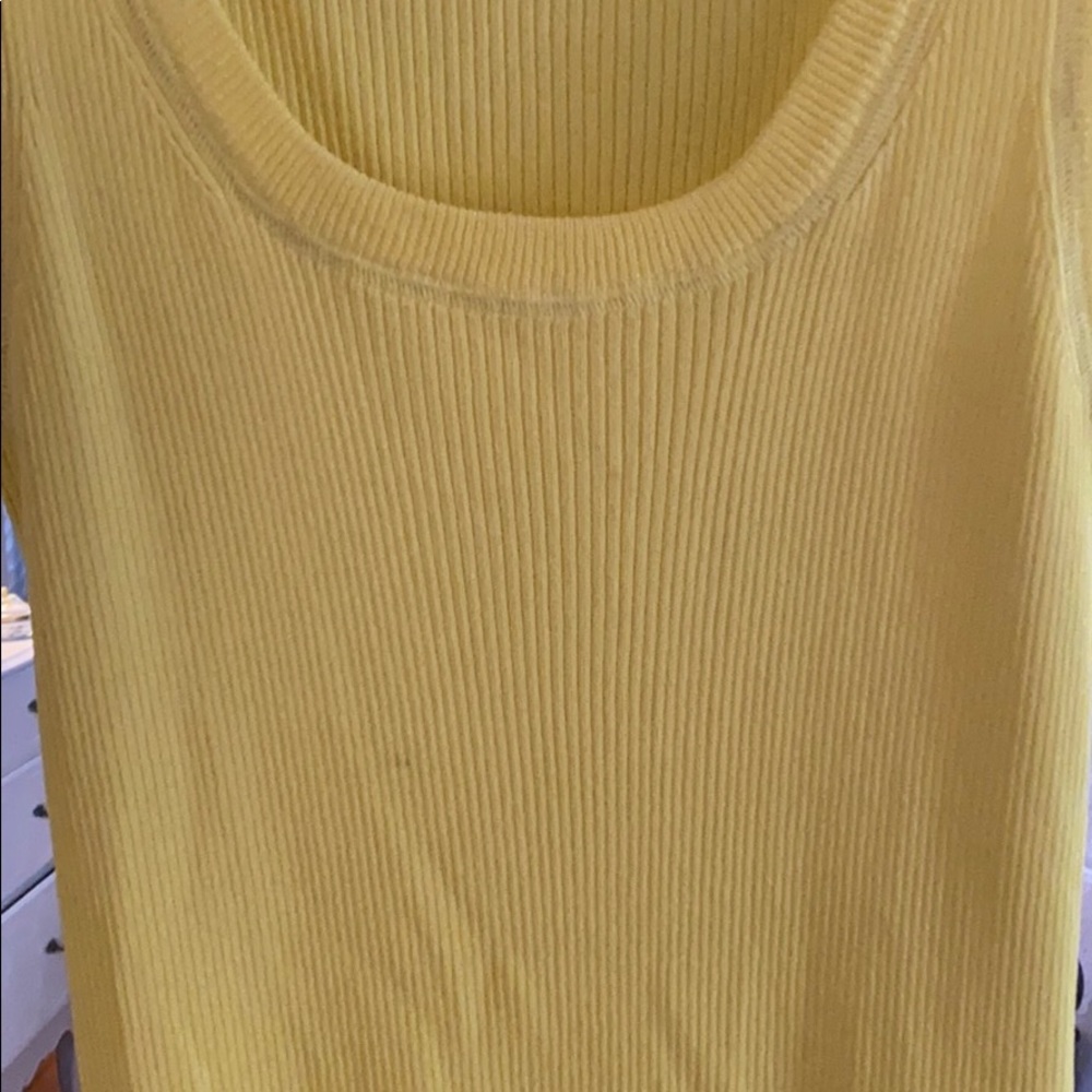 Edun Yellow Rib Dress - Picture 3 of 4